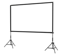 Lightweight Carry Durable Easy Adjustable for Schools Meeting Indoor Outdoor Use Dural Bracket Screen and Stand