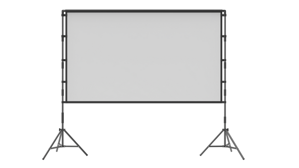 Large Projection Screen Anti-Crash Foldable with Carry Bag for Party, Outdoor Movie, Film Festivals, Meetings, Home Projector Velcro Screen and Stand