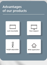 Small Portable Projector Screen Tripod Stand lejiada Mobile Projection Screen, Lightweight Carry & Durable Easy Adjustablle for Schools Meeting Conference Indoor Outdoor Use