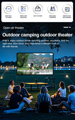 Dural Bracket Screen and Stand -lejiada Mobile Projection Screen, Lightweight Carry & Durable Easy Adjustablle for Schools Meeting Conference Indoor Outdoor Use,