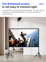 Dural Bracket Screen and Stand -lejiada Mobile Projection Screen, Lightweight Carry & Durable Easy Adjustablle for Schools Meeting Conference Indoor Outdoor Use,