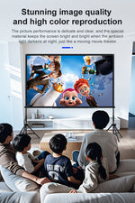 Dural Bracket Screen and Stand -lejiada Mobile Projection Screen, Lightweight Carry & Durable Easy Adjustablle for Schools Meeting Conference Indoor Outdoor Use,