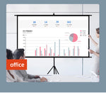 Small Portable Projector Screen Tripod Stand lejiada Mobile Projection Screen, Lightweight Carry & Durable Easy Adjustablle for Schools Meeting Conference Indoor Outdoor Use