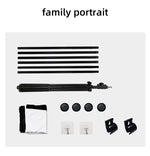 Small Portable Projector Screen Tripod Stand lejiada Mobile Projection Screen, Lightweight Carry & Durable Easy Adjustablle for Schools Meeting Conference Indoor Outdoor Use