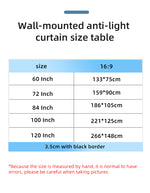 Small Portable Projector Screen Tripod Stand lejiada Mobile Projection Screen, Lightweight Carry & Durable Easy Adjustablle for Schools Meeting Conference Indoor Outdoor Use