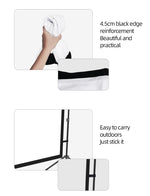 Projector Velcro Screen and Stand, lejiada Upgraded Large Projection Screen Anti Crase Foldable with Carry Bag for Party Outdoor Movie Nights, Film Festivals, Business Presentations, Meetings, Home