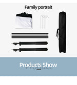 Projector Velcro Screen and Stand, lejiada Upgraded Large Projection Screen Anti Crase Foldable with Carry Bag for Party Outdoor Movie Nights, Film Festivals, Business Presentations, Meetings, Home