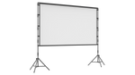Large Projection Screen Anti-Crash Foldable with Carry Bag for Party, Outdoor Movie, Film Festivals, Meetings, Home Projector Velcro Screen and Stand