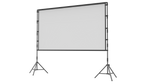 Large Projection Screen Anti-Crash Foldable with Carry Bag for Party, Outdoor Movie, Film Festivals, Meetings, Home Projector Velcro Screen and Stand
