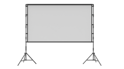 Large Projection Screen Anti-Crash Foldable with Carry Bag for Party, Outdoor Movie, Film Festivals, Meetings, Home Projector Velcro Screen and Stand