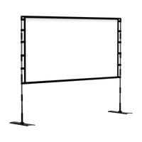 Anti Crash Foldable with Carry Bag for Party, Outdoor Movie Nights, Film Festivals, Business Presentations, Meetings, Home Projector Screen and Easy Stand